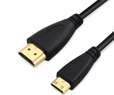 HDMI zu mini HDMI Kabel - Typ A zu C - 5 Meter - Vergoldet