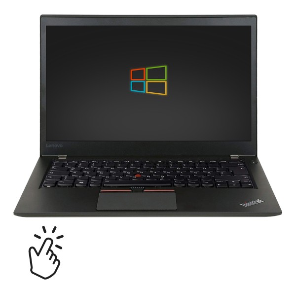 Lenovo ThinkPad T470s 14 Zoll Full HD Touch Laptop - Intel Core i5-6300U (6.Gen) bis zu 2x 3 GHz