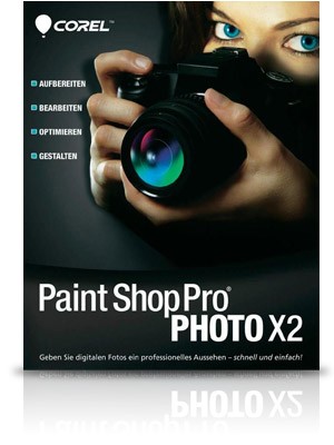 Paint Shop Pro Photo X2 inkl. Paint Shop Xtras