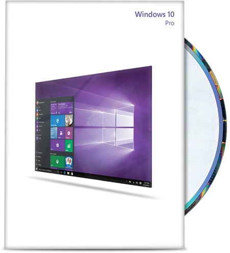 Windows 10 Pro 64 Bit - DVD + Aktivierungsschlüssel