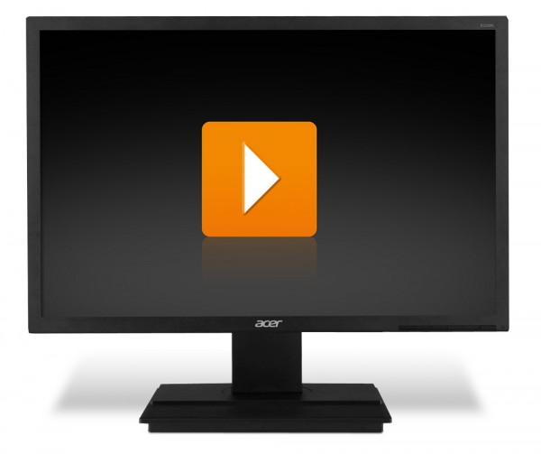 Acer B226WL - 22 Zoll TFT Flachbildschirm Monitor - interne Lautsprecher - schwarz
