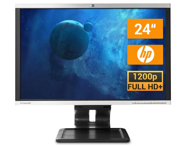 HP E-Series LA2405 - 24 Zoll Full HD TFT Flachbildschirm Monitor - Schwarz / Silber