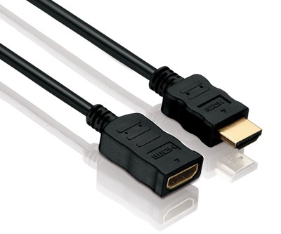 HDMI zu HDMI Verlängerungskabel - Typ A zu A - 5 Meter - Vergoldet