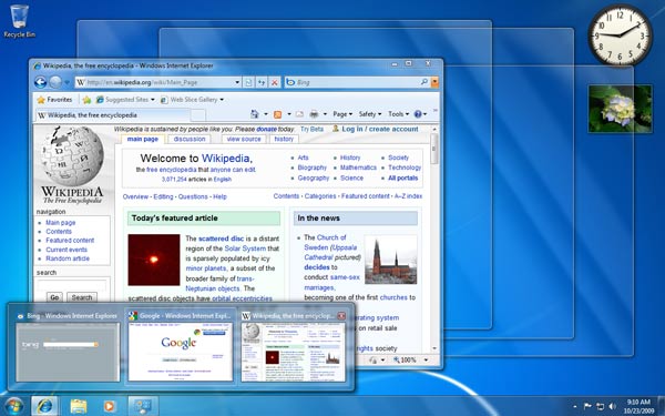 Windows 7 Professional 32 Bit Ansicht