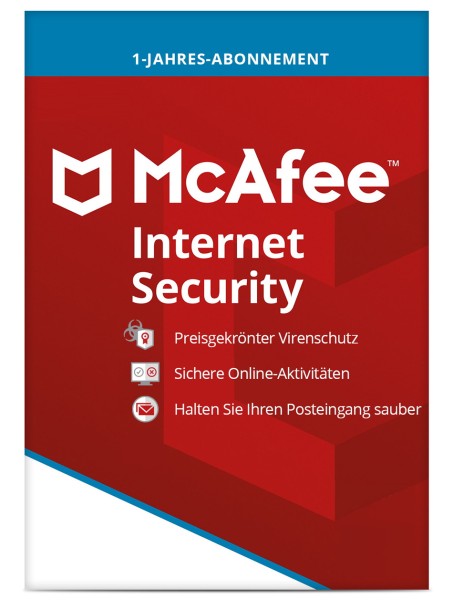 McAfee Internet Security - 3 PCs / 1 Jahr - ESD