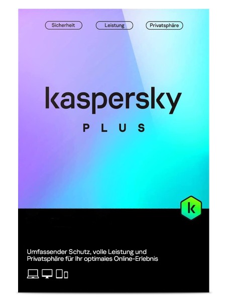 Kaspersky Plus - 3 Geräte / 1 Jahr - ESD