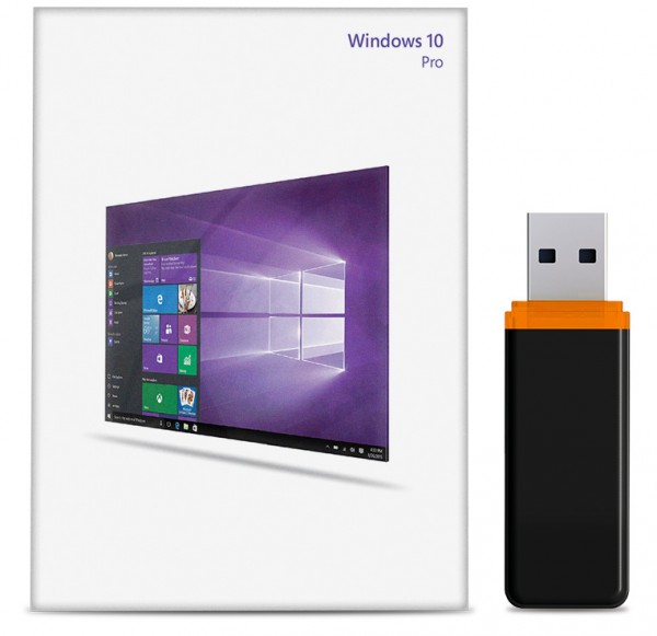 Windows 10 Pro Aktivierungsschlüssel für 32 / 64 Bit inkl. USB 3.0 Stick bootfähig