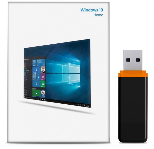 Windows 10 Home Aktivierungsschlüssel für 32 / 64 Bit inkl. USB 3.0 Stick bootfähig