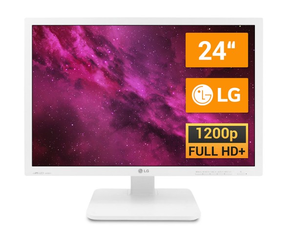 LG Flatron 24MB65PM-W - 24 Zoll Full HD TFT Flachbildschirm Monitor - Lautsprecher - weiß