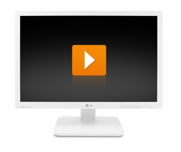 LG Flatron 24EB23PM-W - 24 Zoll Full HD TFT Flachbildschirm Monitor - Lautsprecher - weiß