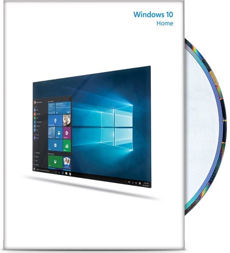 Windows 10 Home 64 Bit - DVD + Aktivierungsschlüssel