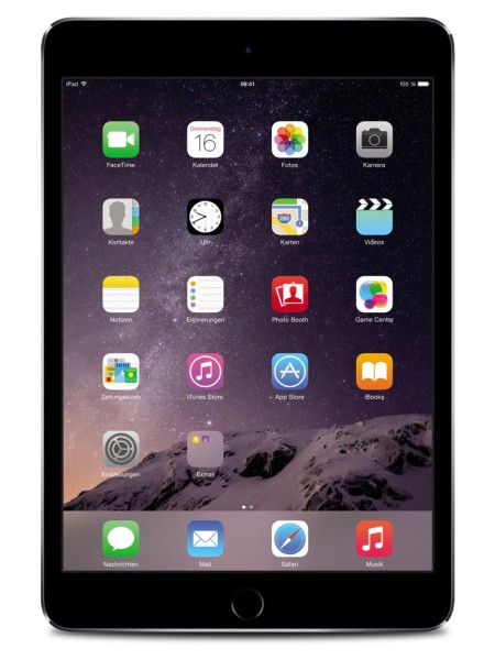 Apple iPad Mini 3 A1600 (2014) - 64 GB - WiFi / LTE (4G) / Bluetooth - Schwarz / Space Grau